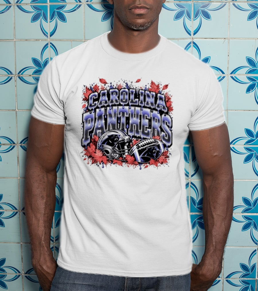 Carolina Panthers Football Faith Halloween 2026 Helmet Head Football T-Shirt