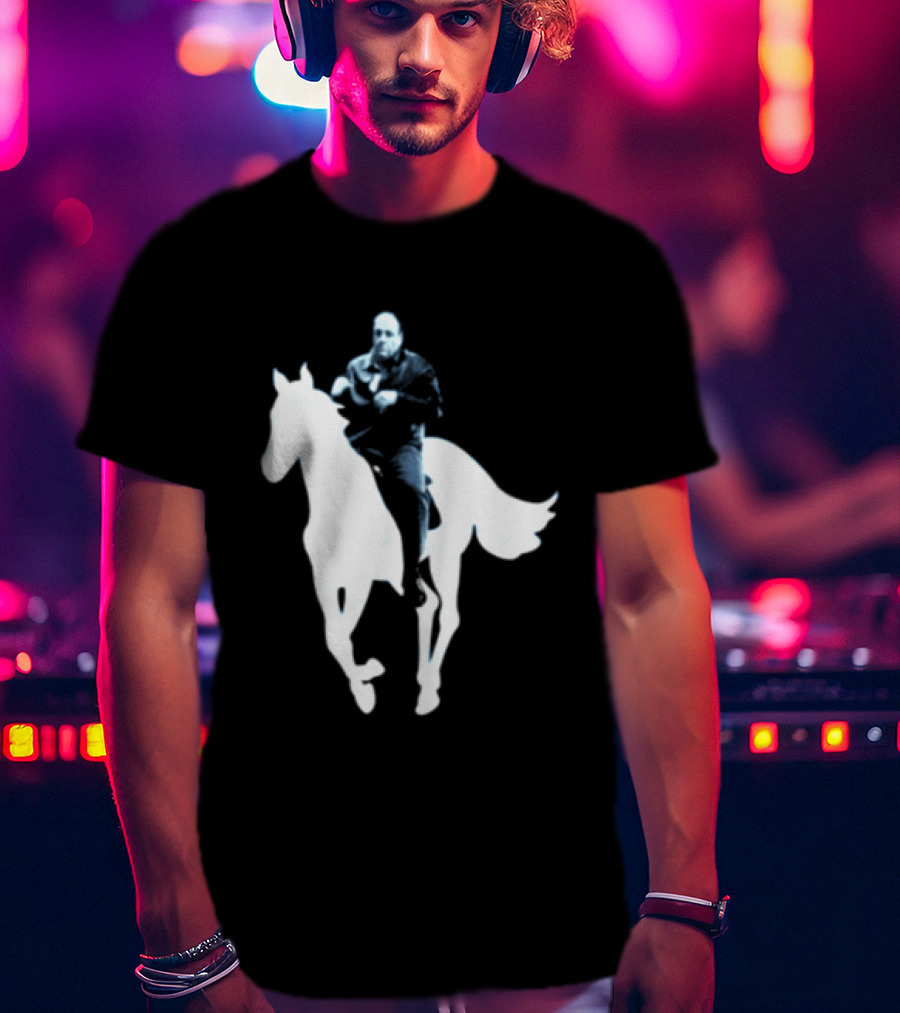 Rogue Co Pie O My Own Summer Millennial Sopranos Iconic Horse Scene T-Shirt