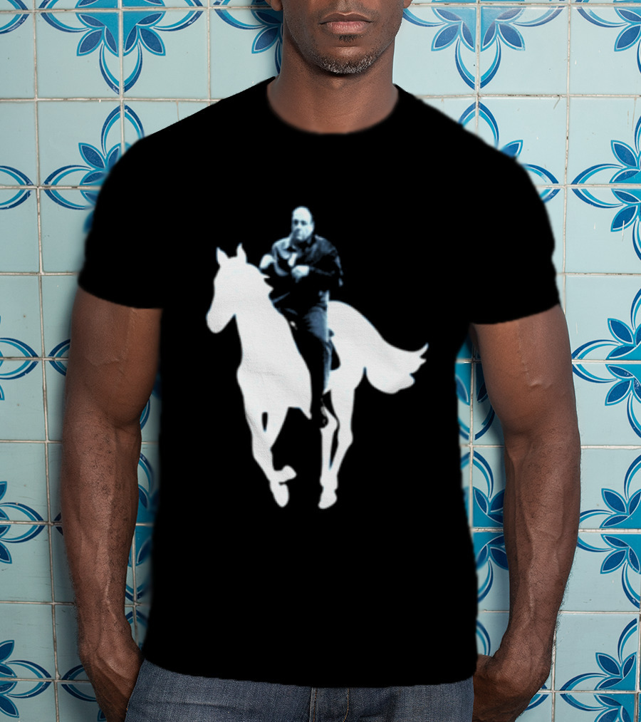 Rogue Co Pie O My Own Summer Millennial Sopranos Iconic Horse Scene T-Shirt