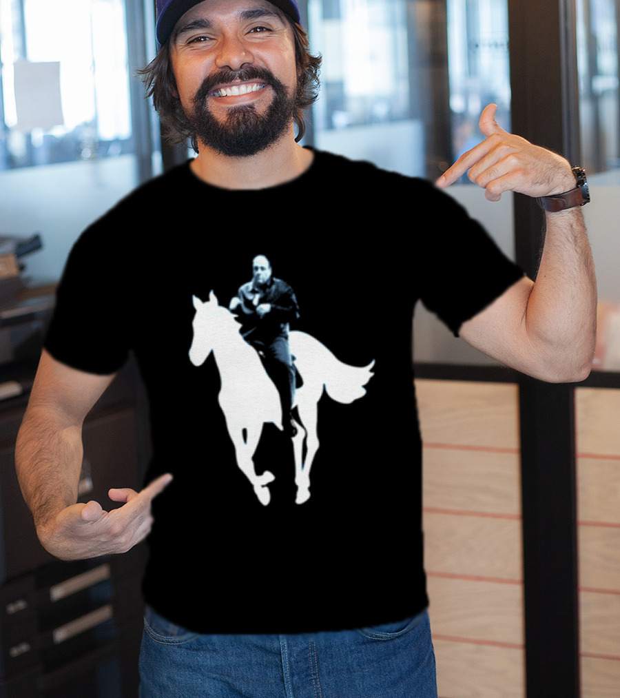 Rogue Co Pie O My Own Summer Millennial Sopranos Iconic Horse Scene T-Shirt