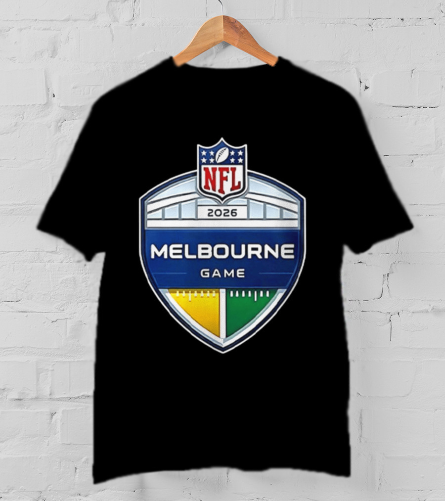 San Francisco 49ers NFL 2026 Melbourne Game Two Sided T-Shirt