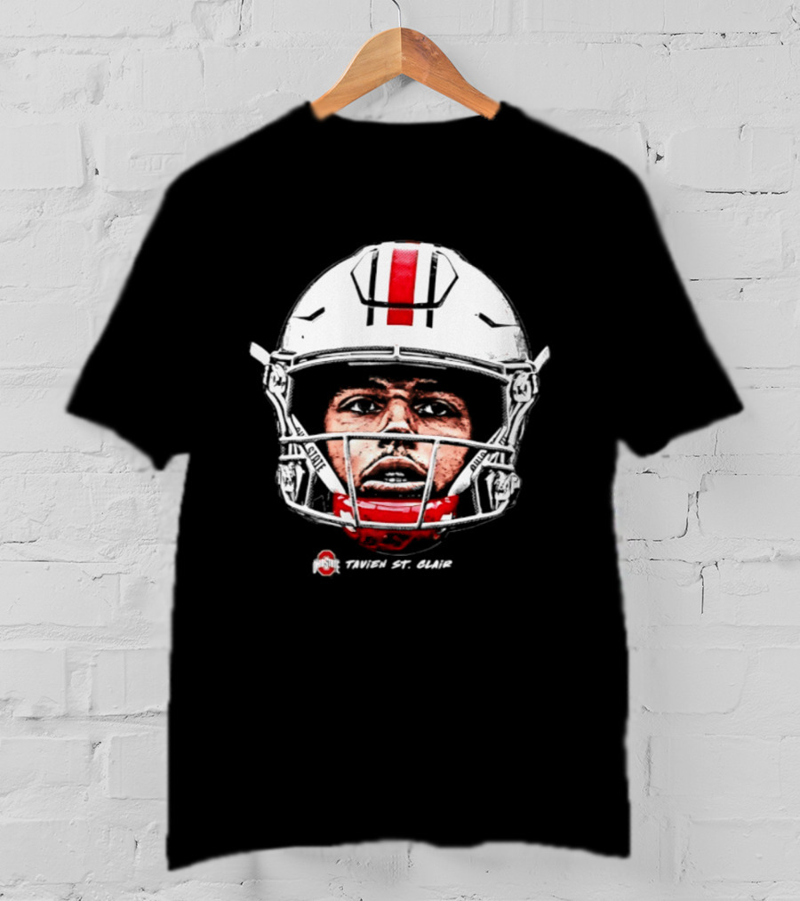 Ohio State Buckeyes Tavien St. Clair Game Face NCAA Football T-Shirt