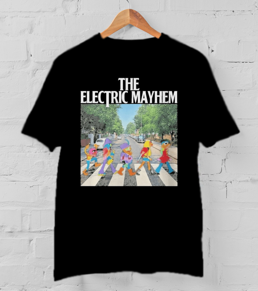 The Electric Mayhem Muppets Abbey Road Crossing Iconic Scene T-Shirt