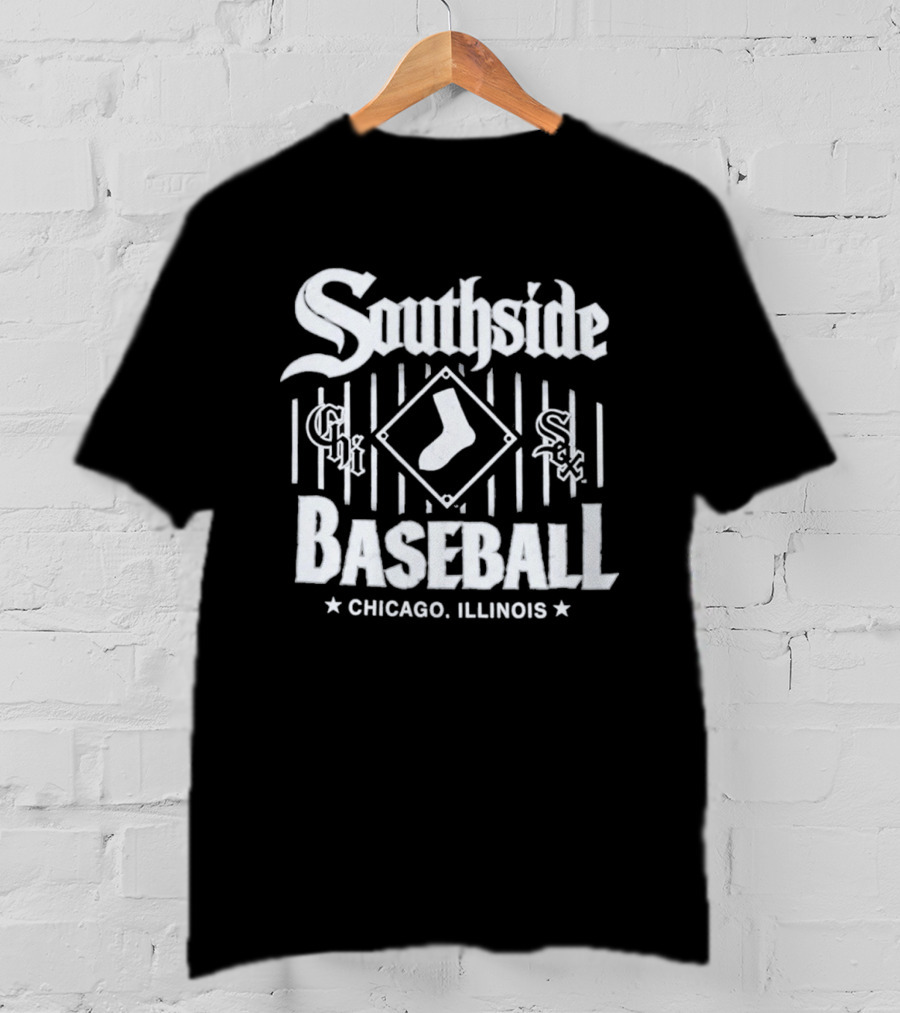 Southside Baseball Chicago Illinois White Sox T-Shirt