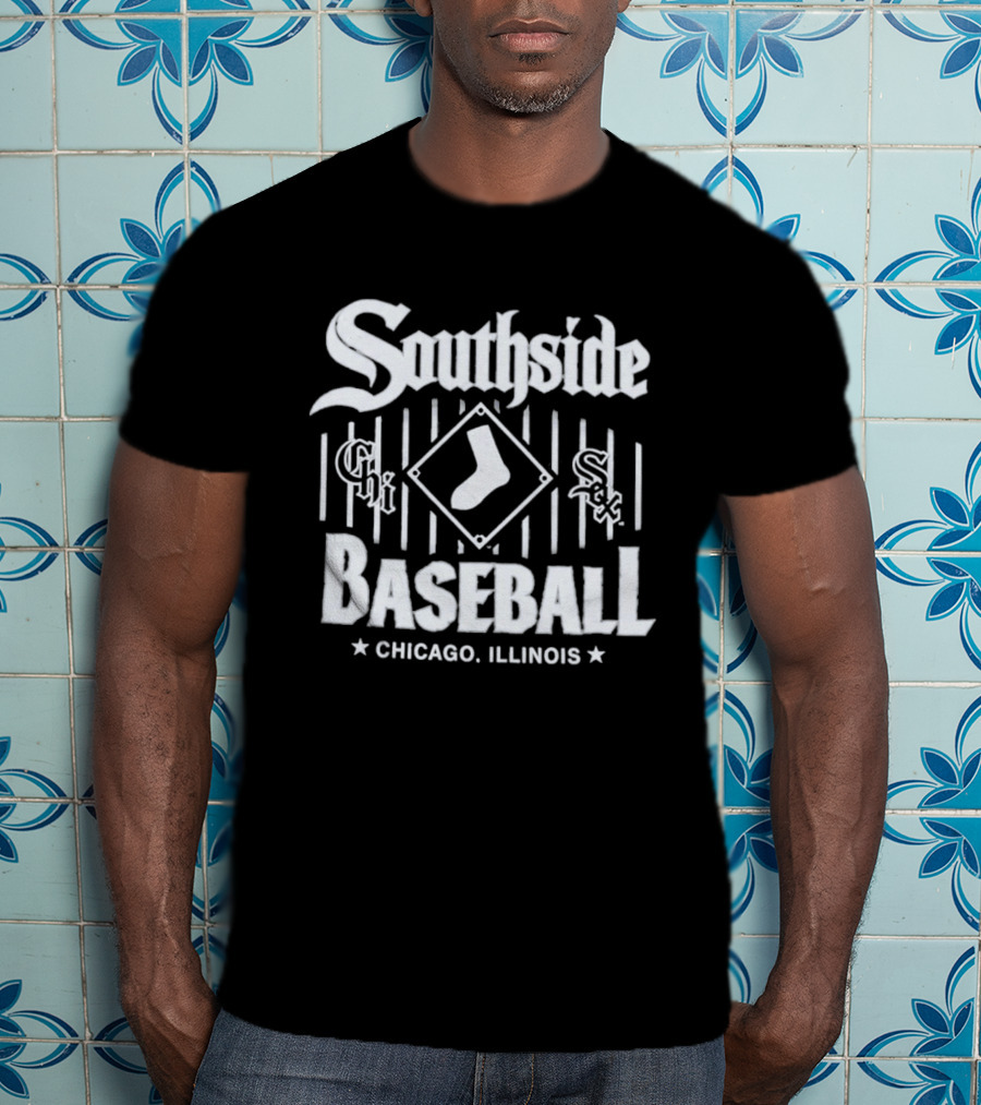 Southside Baseball Chicago Illinois White Sox T-Shirt