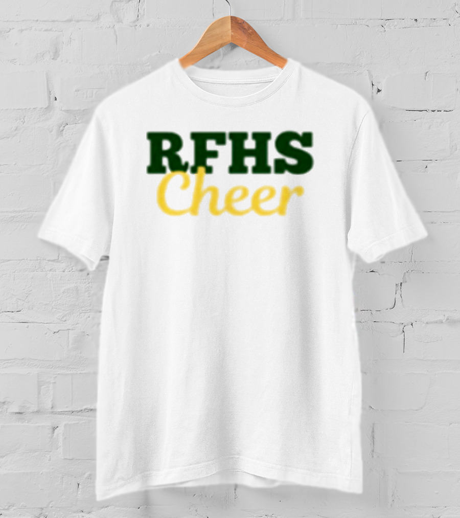 RFHS Cheer Roster Small Front White RF Store T-Shirt