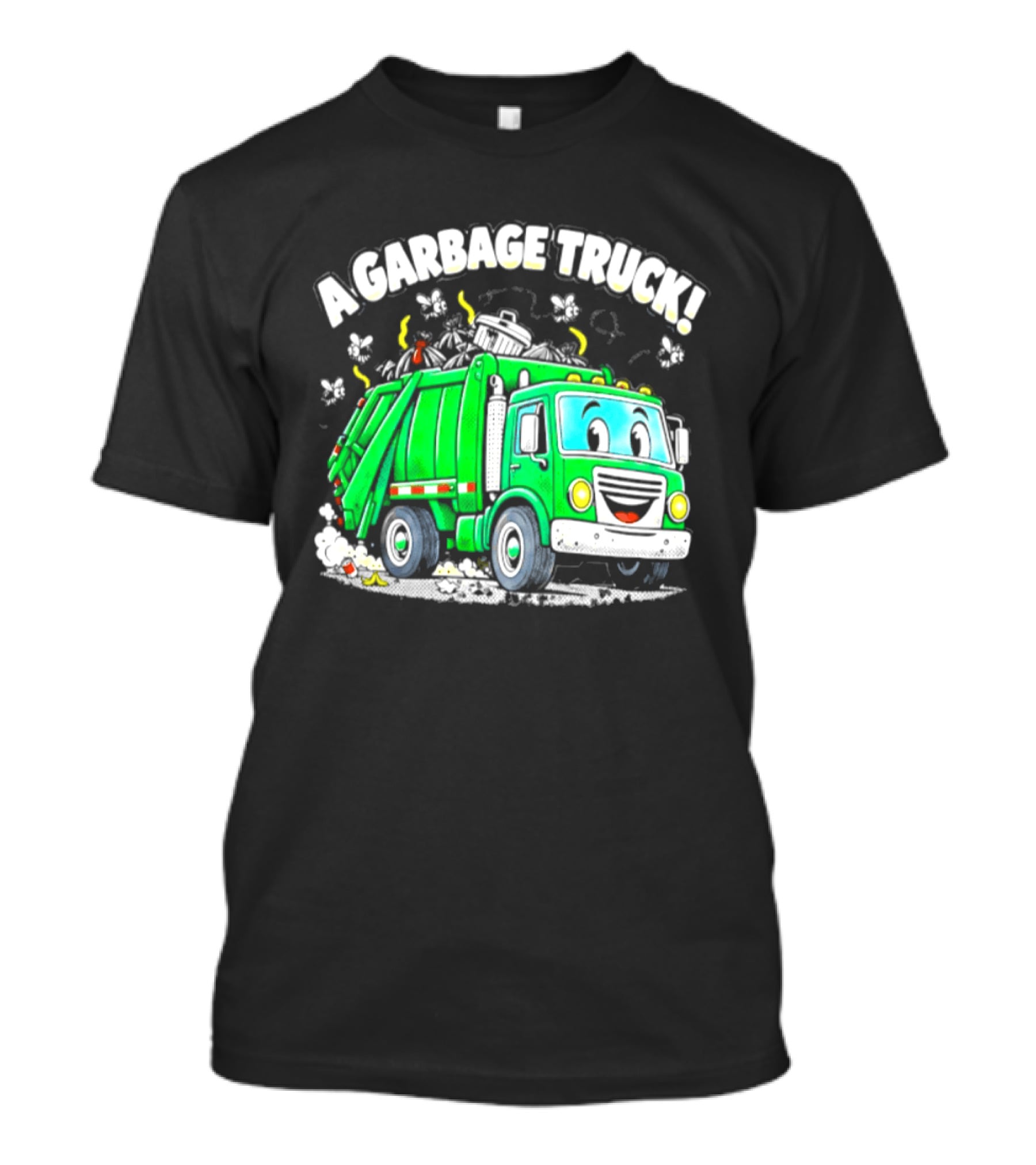 A Garbage Truck Cartoon Animation Fun T-Shirt