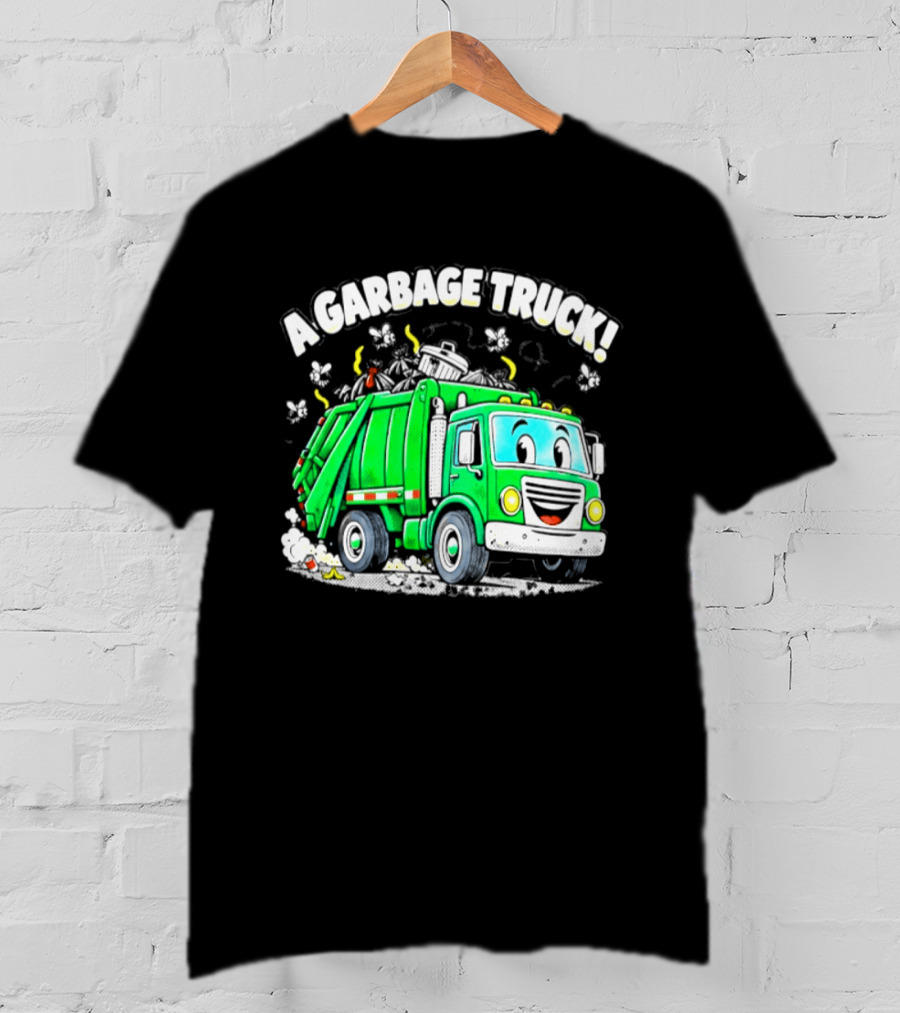 A Garbage Truck Cartoon Animation Fun T-Shirt