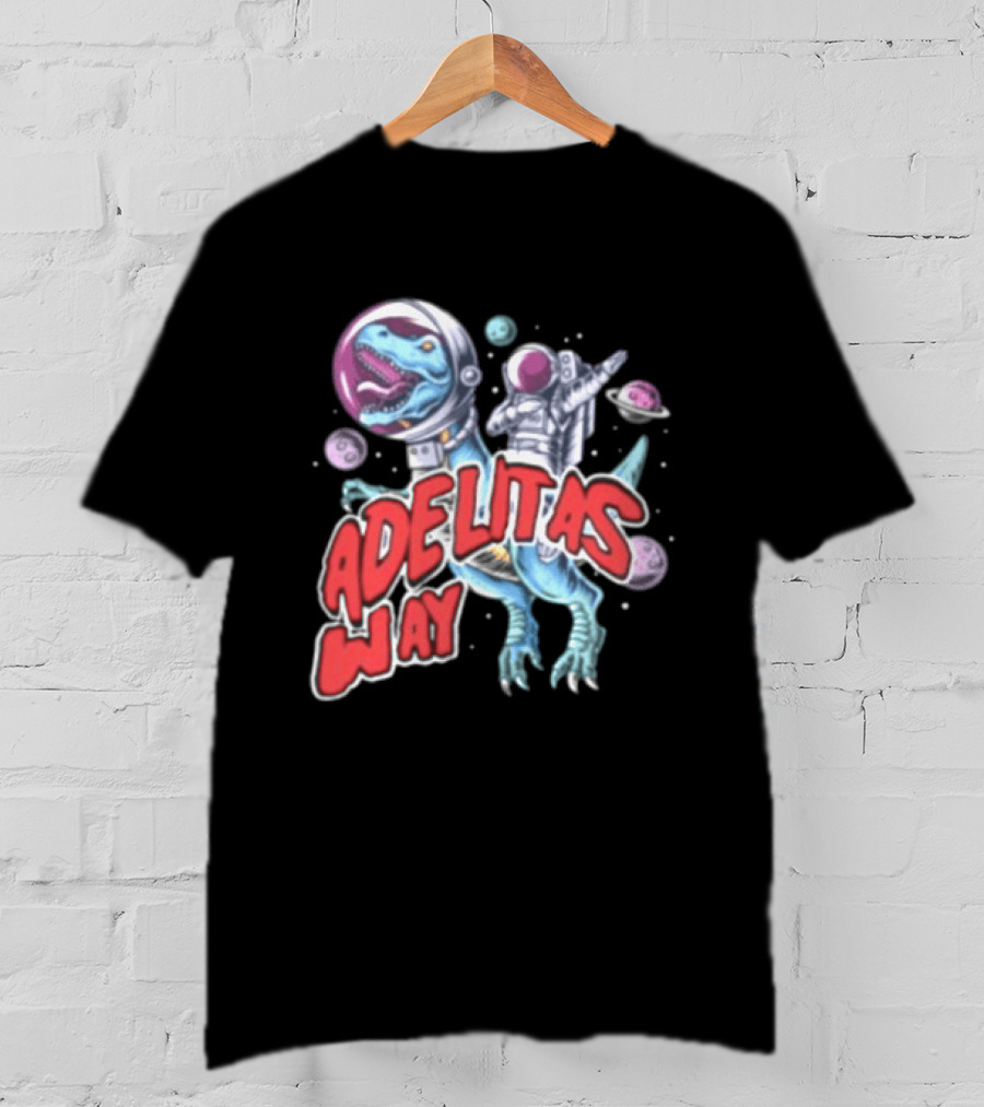 Adelitas Way Space Dinosaur Astronaut Rex T-Shirt