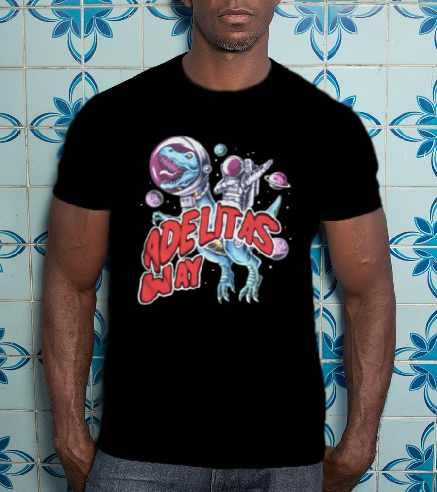 Adelitas Way Space Dinosaur Astronaut Rex T-Shirt