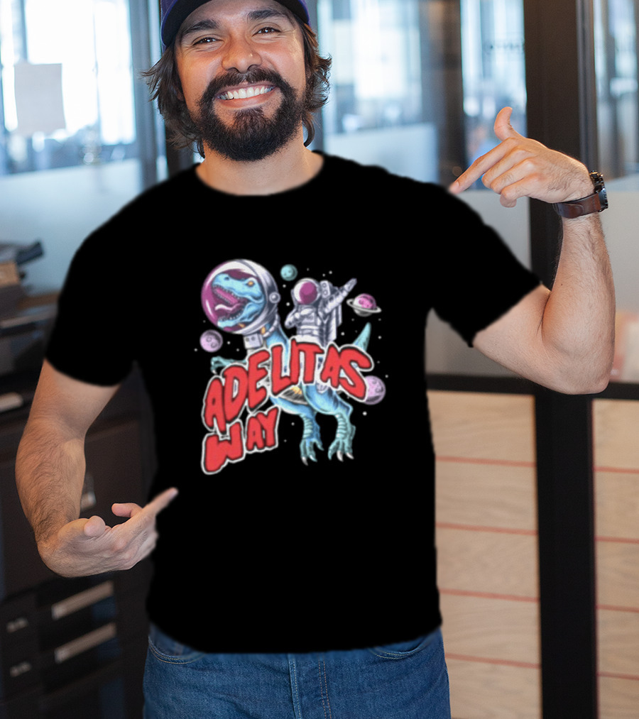 Adelitas Way Space Dinosaur Astronaut Rex T-Shirt