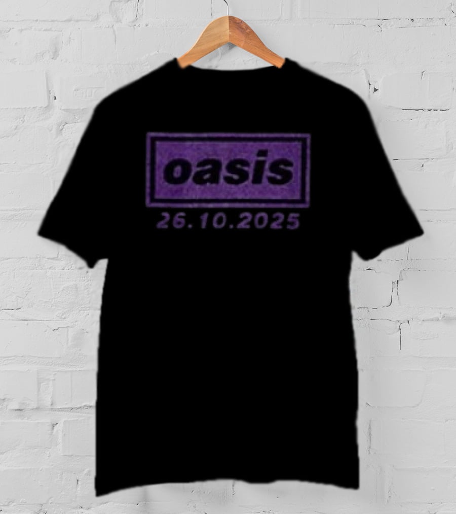 Oasis 26.10.2025 Tokyo Live Anniversary Tour T-Shirt