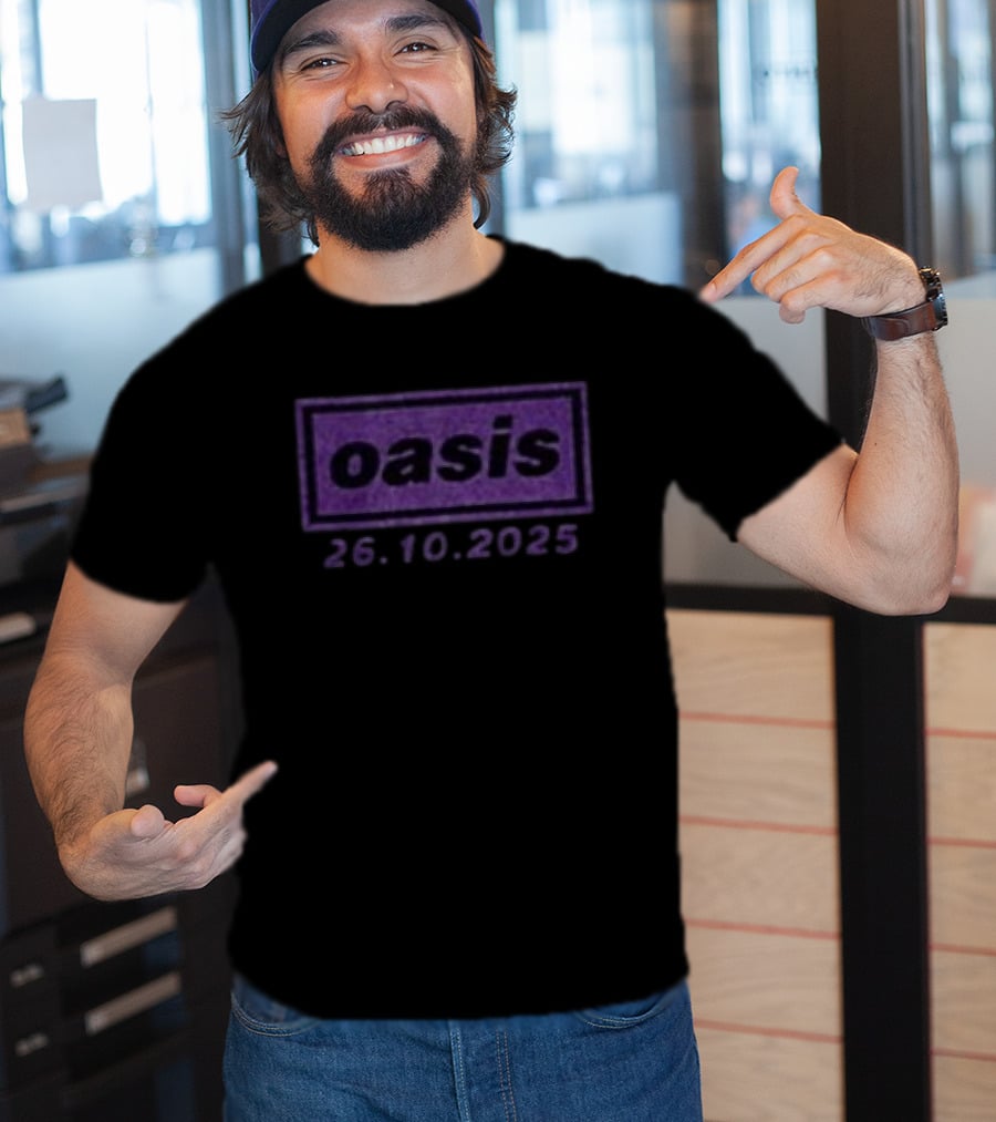 Oasis 26.10.2025 Tokyo Live Anniversary Tour T-Shirt