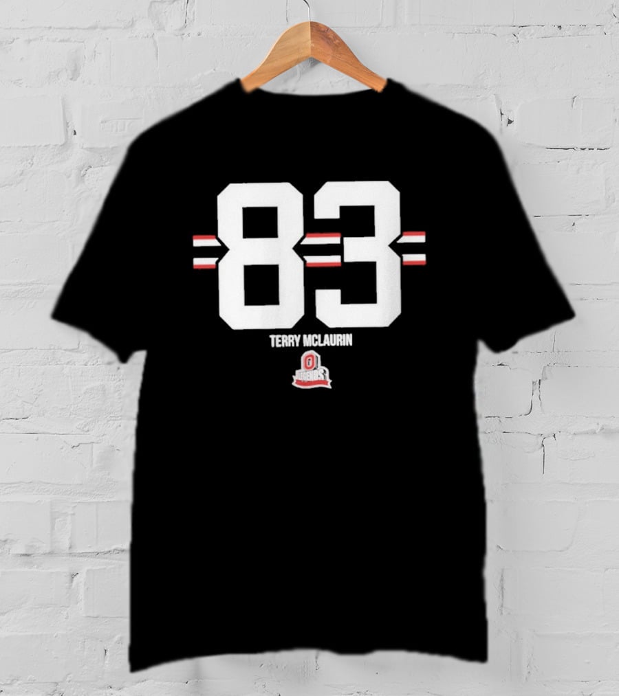 Terry McLaurin 83 Ohio State Buckeyes Football T-Shirt