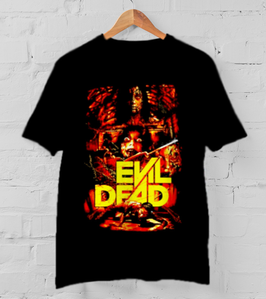 Evil Dead Classic Horror Movie Sam Raimi Iconic Cult T-Shirt