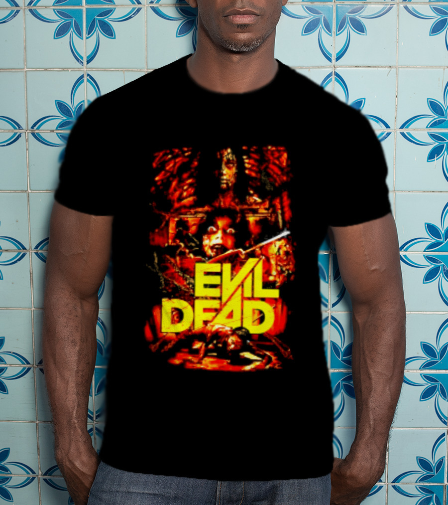 Evil Dead Classic Horror Movie Sam Raimi Iconic Cult T-Shirt