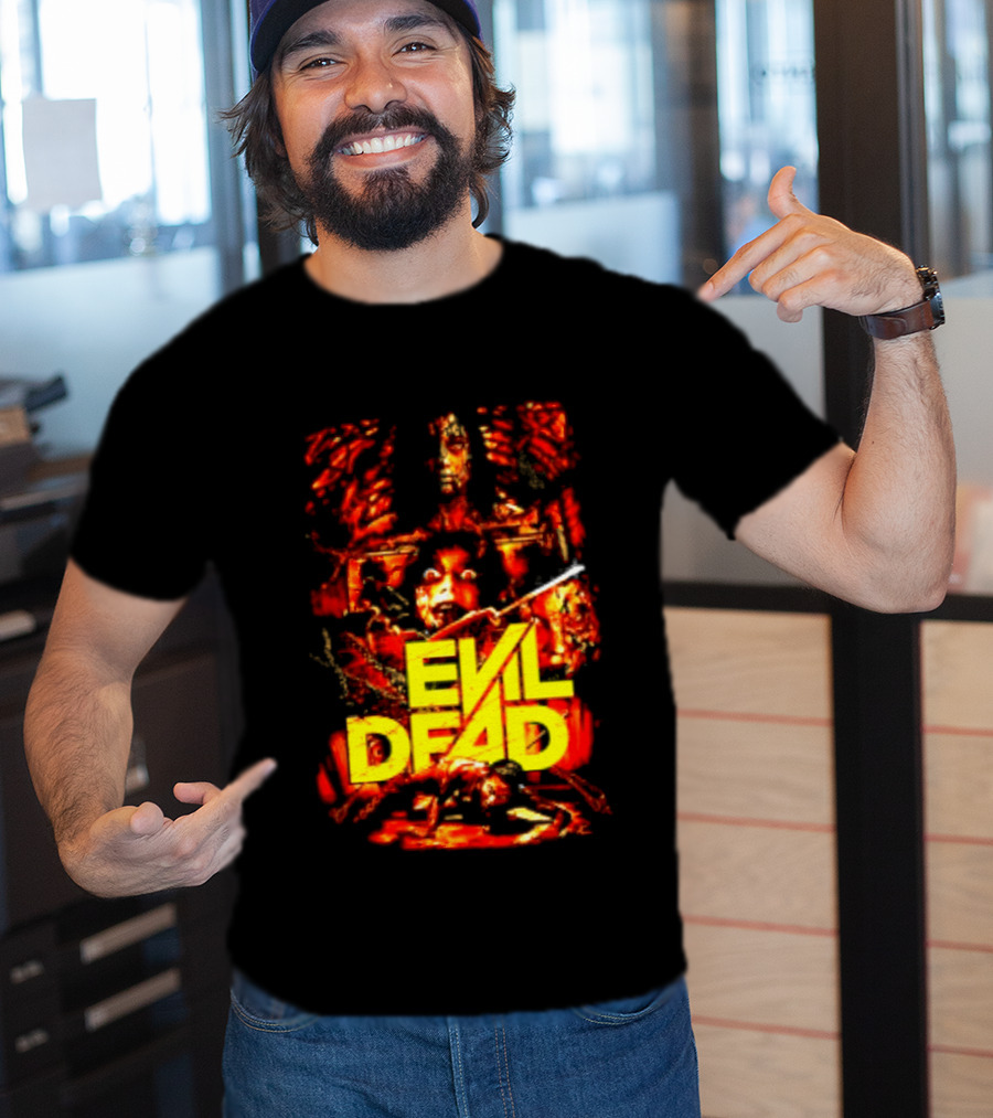 Evil Dead Classic Horror Movie Sam Raimi Iconic Cult T-Shirt