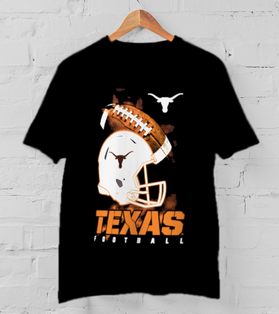 Texas Longhorns Football Helmet Glory NCAA Highlights T-Shirt