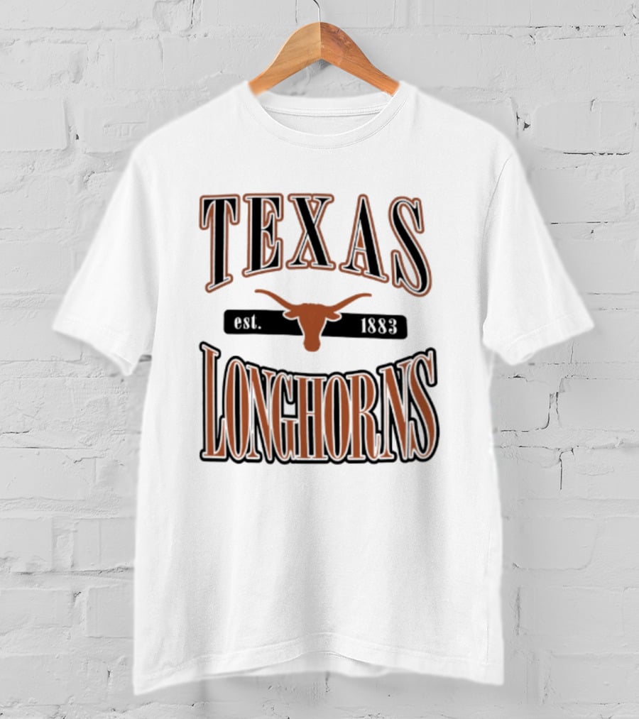 Texas Longhorns Est 1883 Vintage Team Spirit T-Shirt