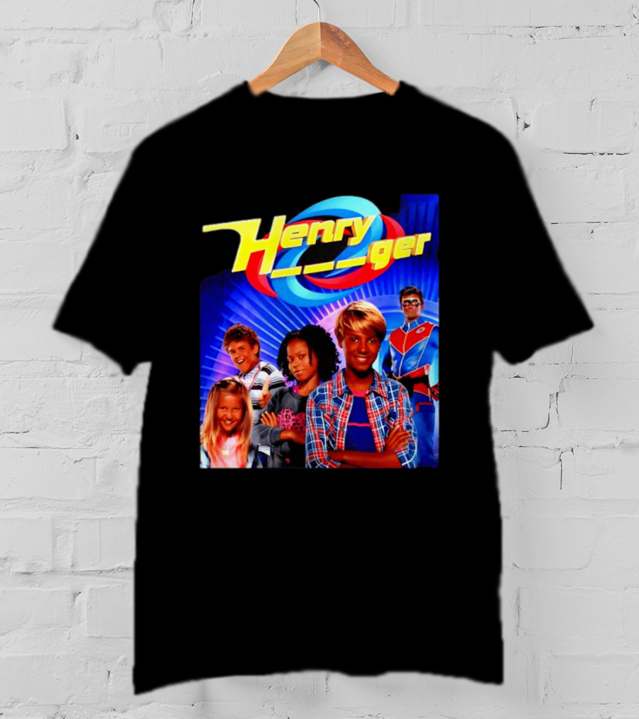 Henry Danger Nickelodeon Kids TV Show Captain Man Superhero Characters T-Shirt