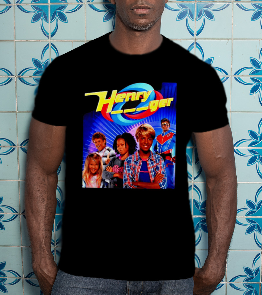 Henry Danger Nickelodeon Kids TV Show Captain Man Superhero Characters T-Shirt