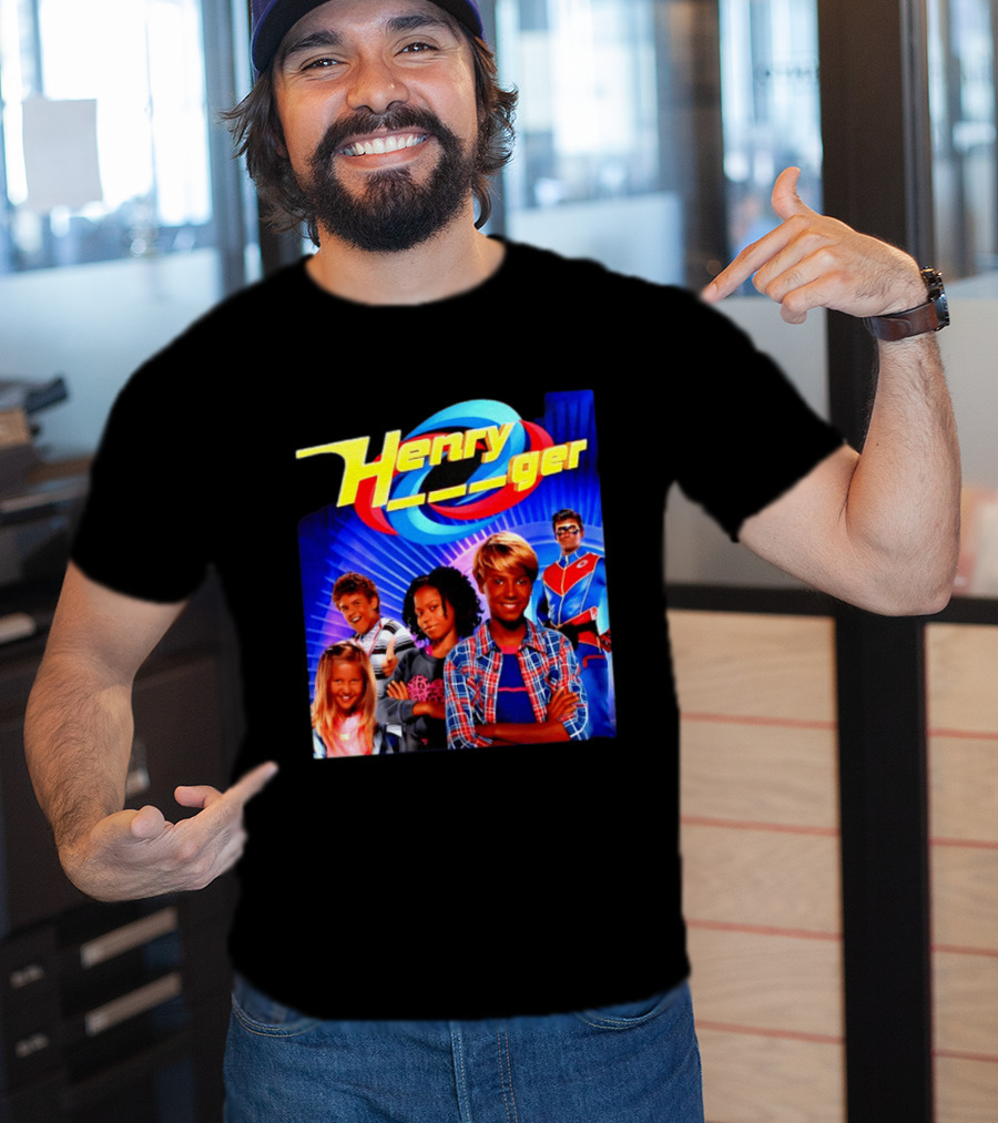 Henry Danger Nickelodeon Kids TV Show Captain Man Superhero Characters T-Shirt
