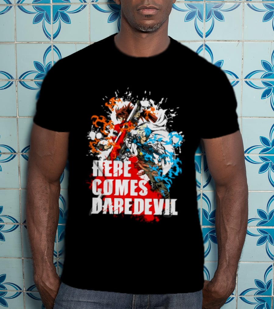 Here Comes Daredevil Guilty Sol Badguy Vibrant Splash T-Shirt