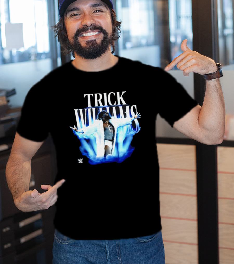 Trick Williams WWE Fur Coat Iconic Entrance T-Shirt