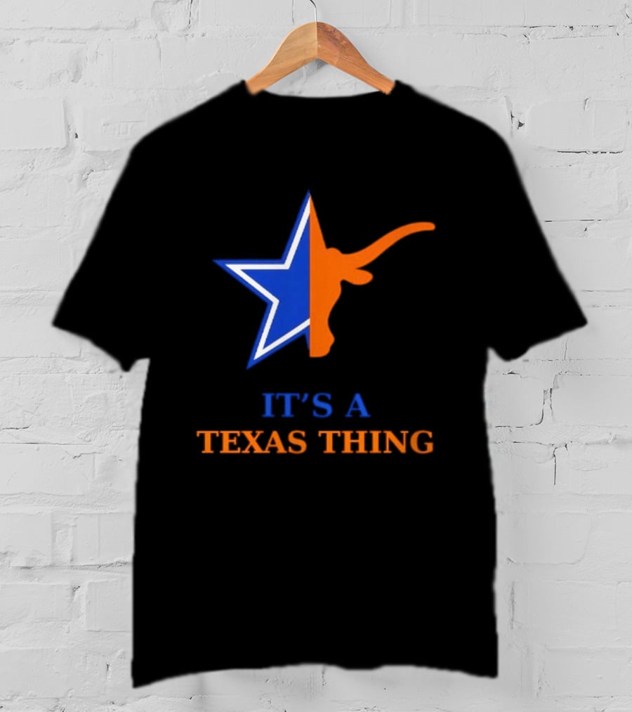It's A Texas Thing Dallas Cowboys Longhorns Fusion T-Shirt