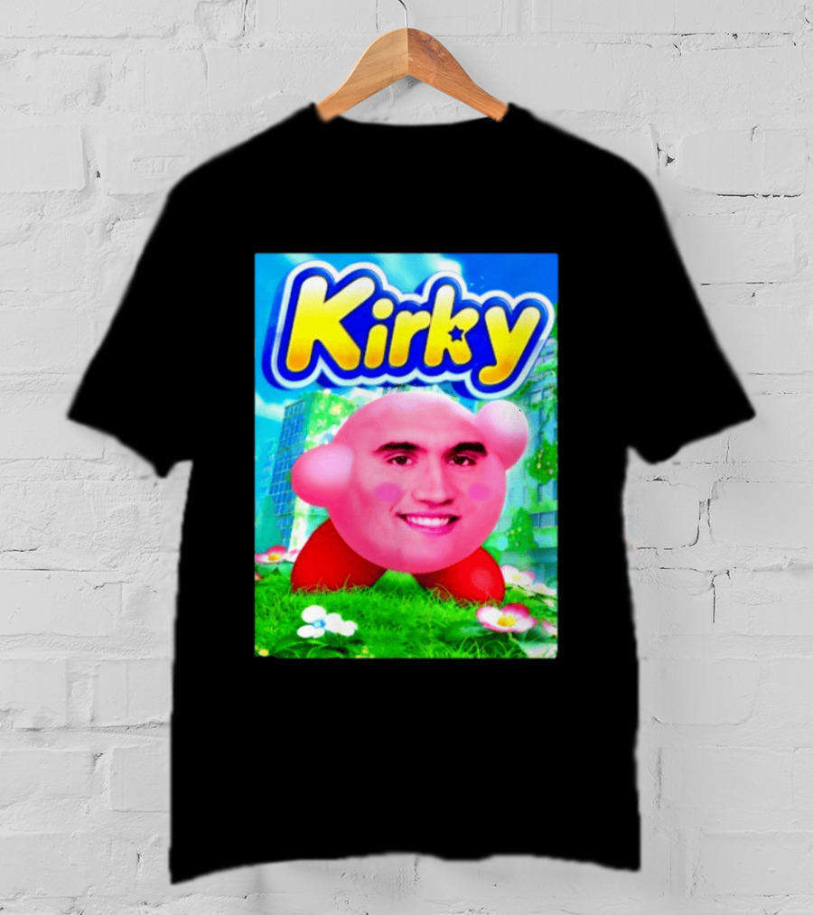 Kirky Charlie Kirk Kirby Meme T-Shirt