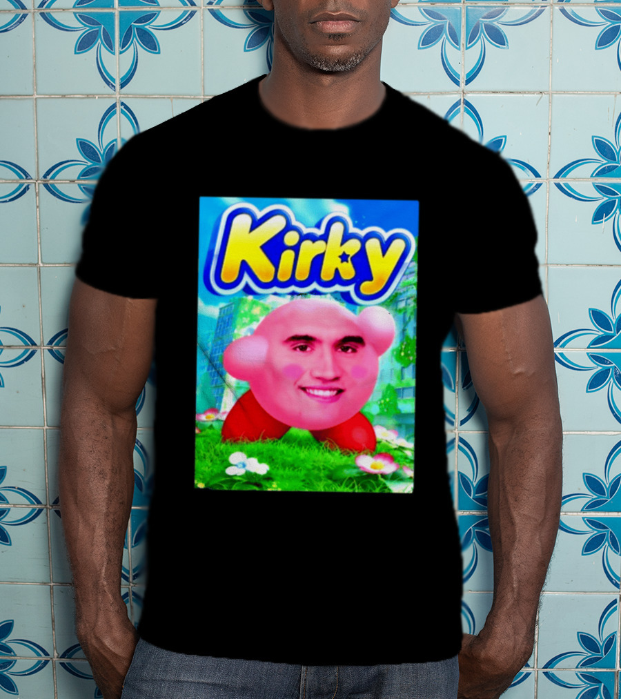 Kirky Charlie Kirk Kirby Meme T-Shirt