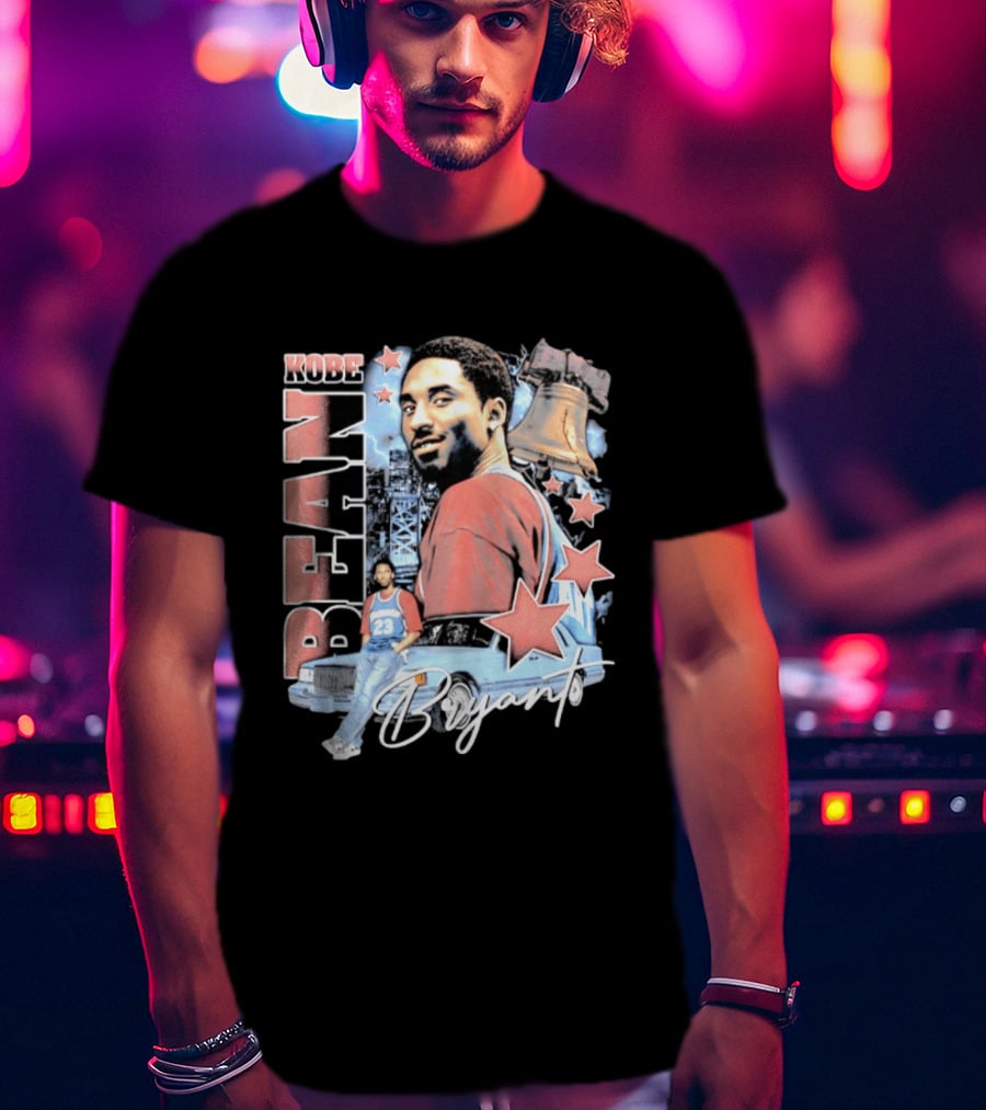 Kobe Bean Bryant Philadelphia Liberty Bell Vintage Style 23 Jersey Retro 76ers T-Shirt