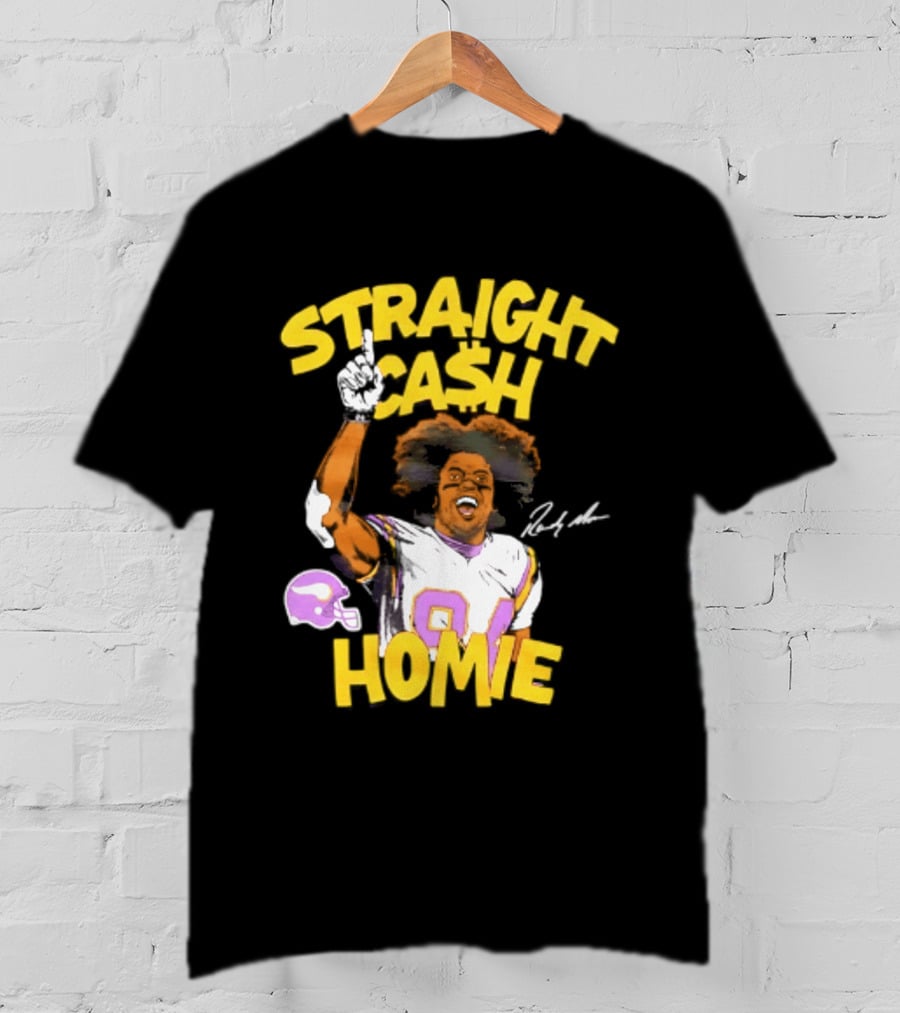 Minnesota Vikings Randy Moss Straight Cash Homie 84 T-Shirt