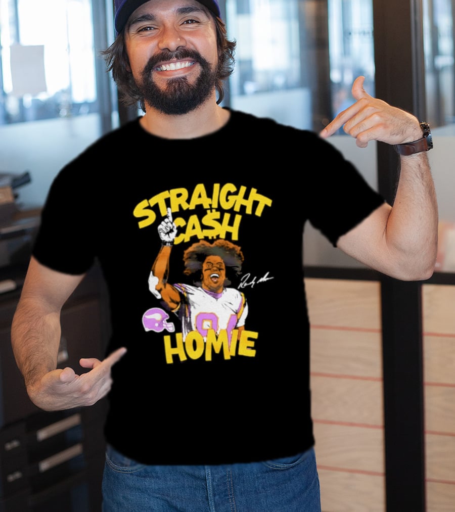 Minnesota Vikings Randy Moss Straight Cash Homie 84 T-Shirt