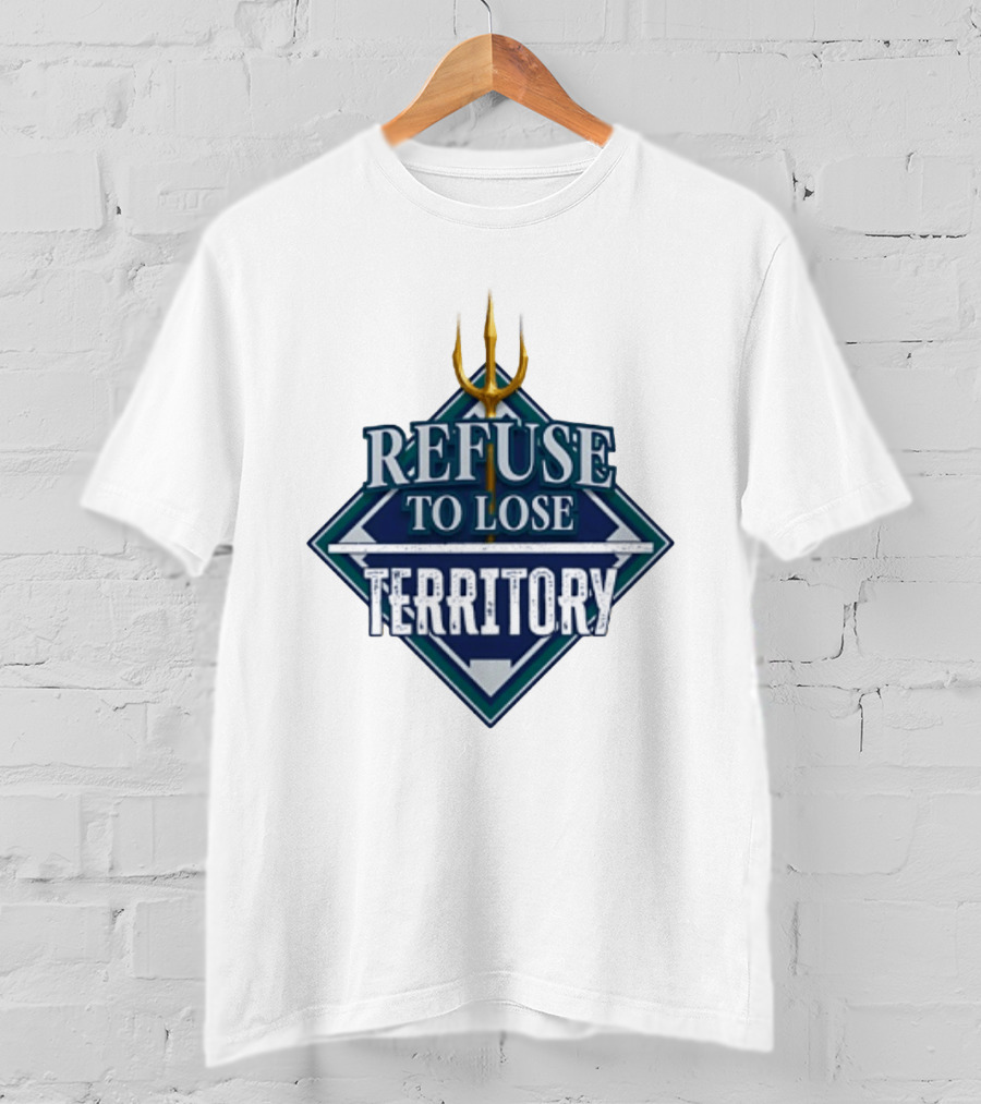 Seattle Seahawks Refuse To Lose Territory Trident T-Shirt