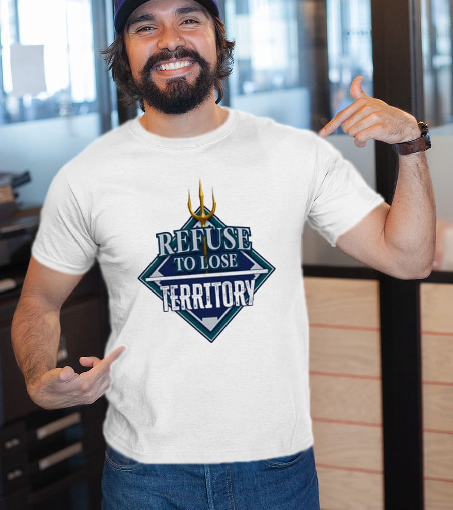 Seattle Seahawks Refuse To Lose Territory Trident T-Shirt