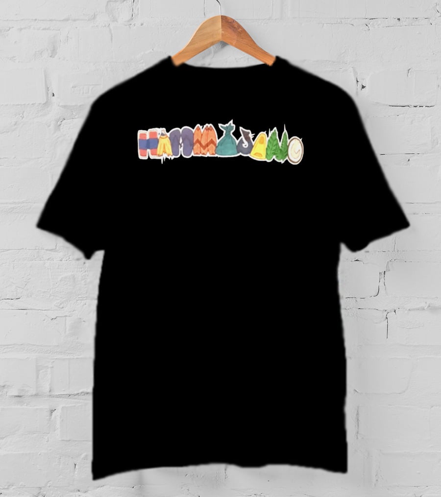 8Ro8 Store Hammajang Colorful Lettering Hat T-Shirt