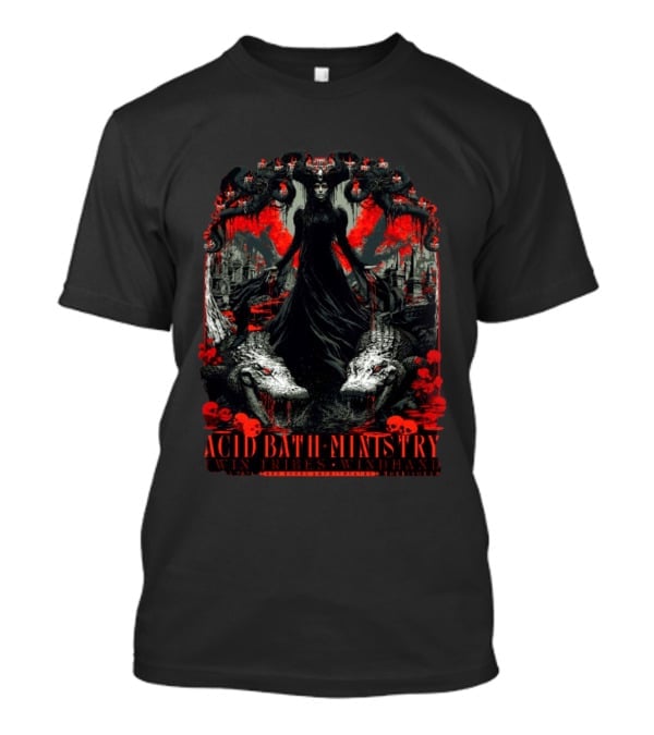 Acid Bath Ministry Twin Tribes Windhand Red Rocks Amphitheatre Event Morrison CO September 15 2026 T-Shirt