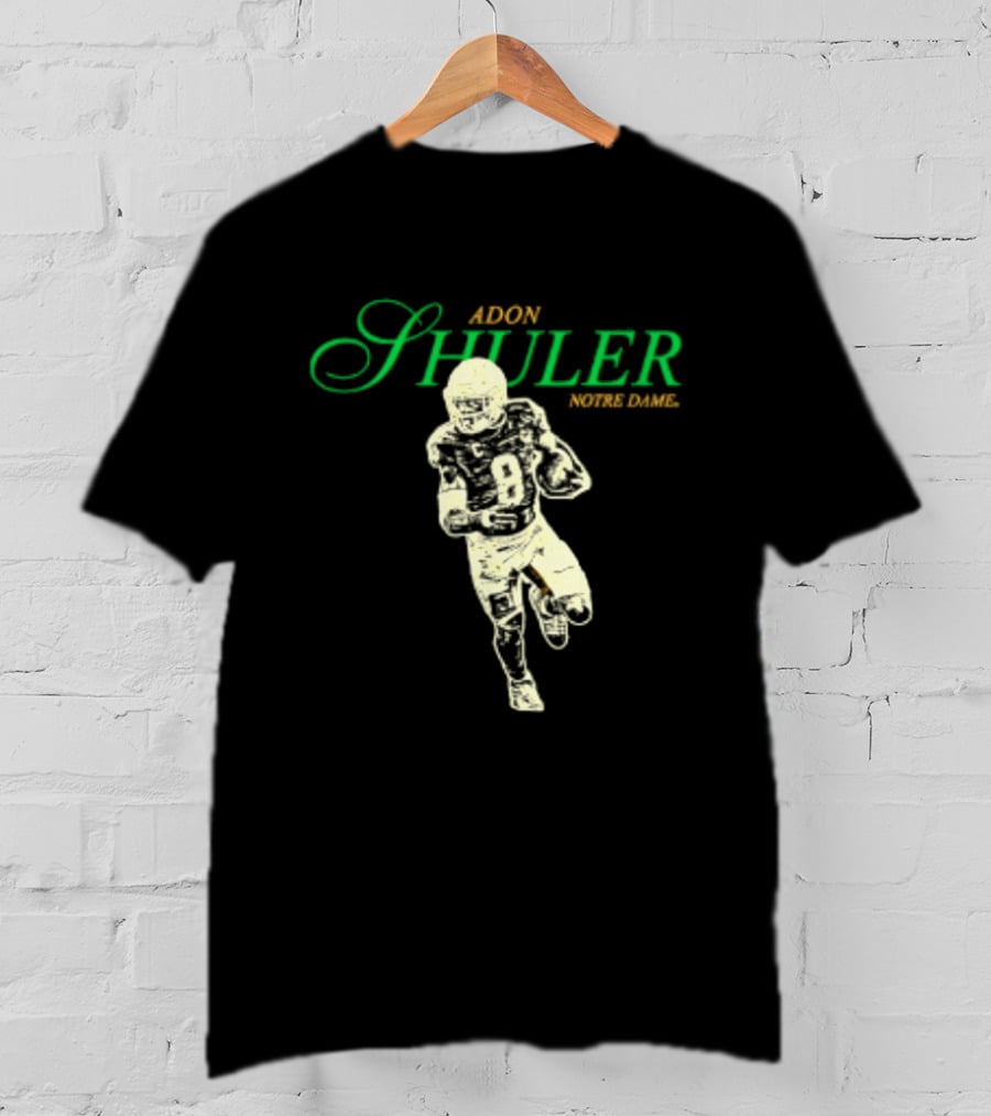 Adon Shuler Notre Dame Football Player 8 T-Shirt