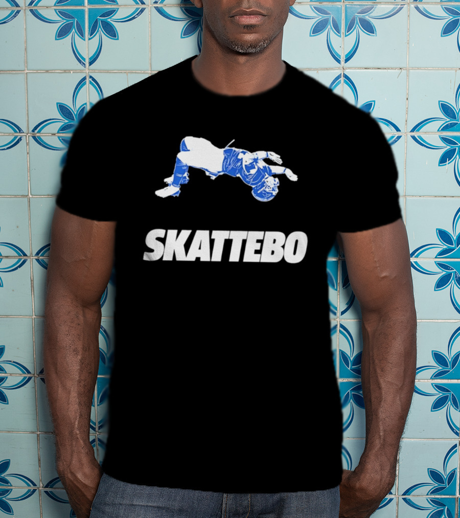 Skattebo New York Giants Flip Pose Star T-Shirt