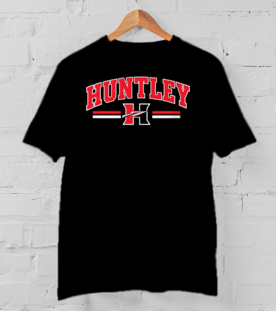 Huntley H High School Red Raiders Varsity Team Spirit T-Shirt