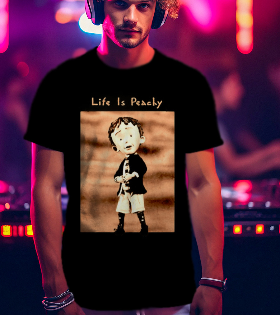 Life Is Peachy Korn Nu Metal Character Jonathan Davis T-Shirt