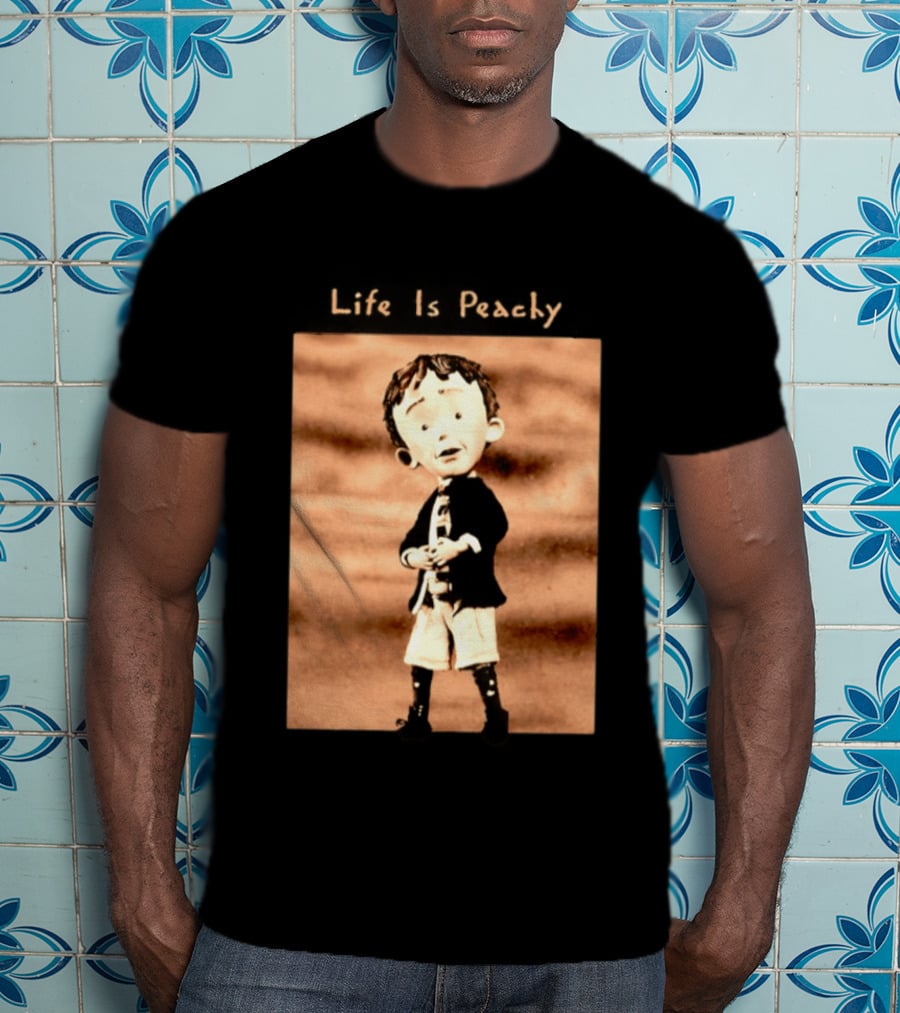 Life Is Peachy Korn Nu Metal Character Jonathan Davis T-Shirt