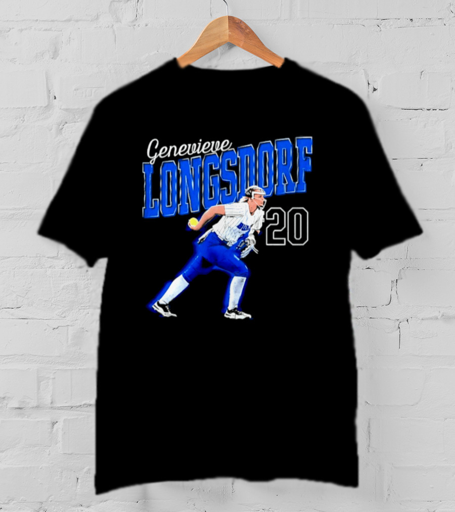 Genevieve Longsdorf 20 Buffalo Bulls NCAA Softball Player T-Shirt