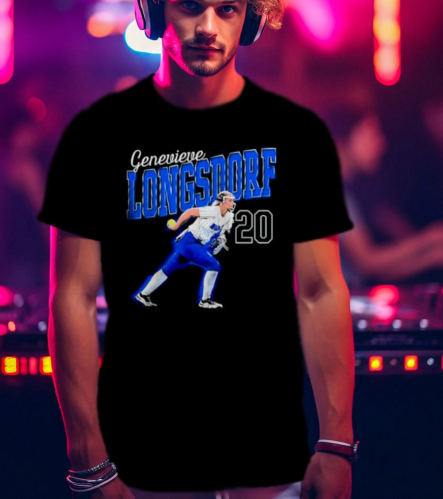 Genevieve Longsdorf 20 Buffalo Bulls NCAA Softball Player T-Shirt