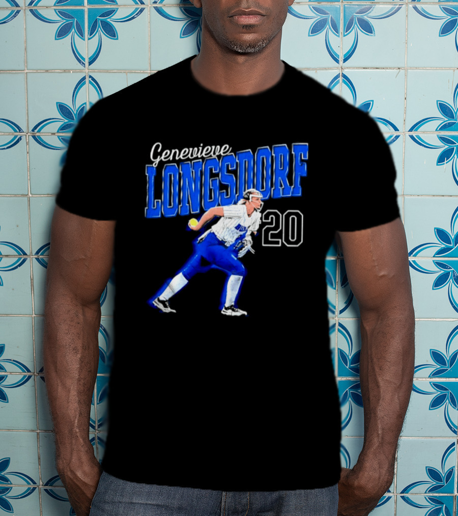Genevieve Longsdorf 20 Buffalo Bulls NCAA Softball Player T-Shirt