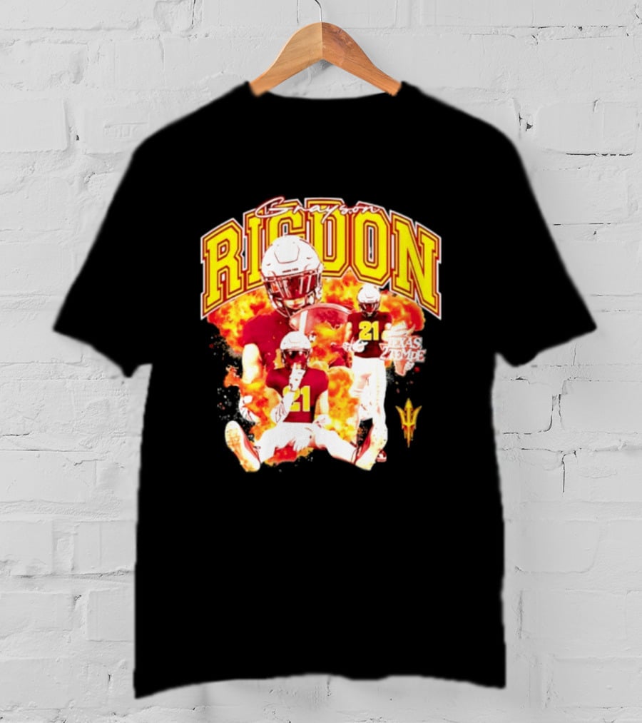 Grayson Rigdon 21 Arizona State Texas Tempe Football Player T-Shirt
