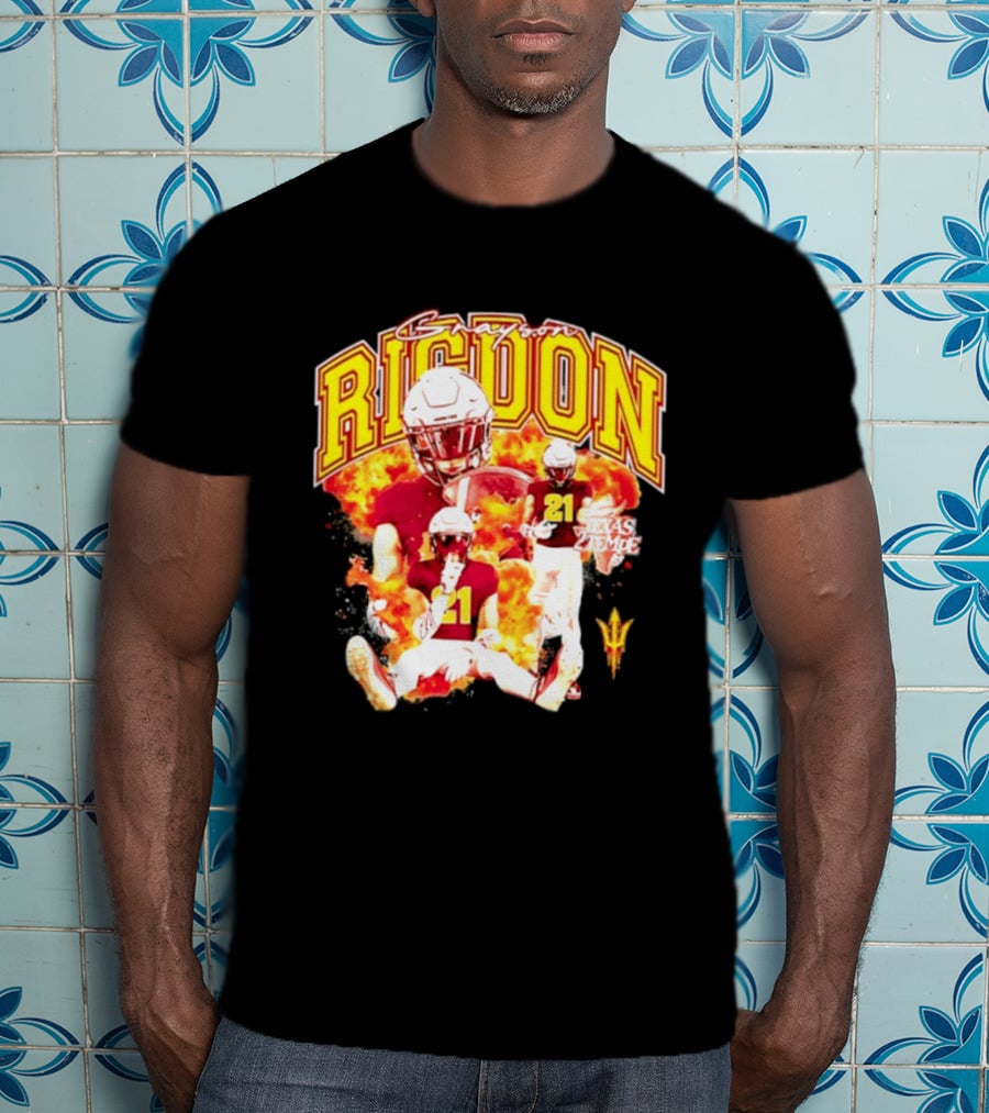 Grayson Rigdon 21 Arizona State Texas Tempe Football Player T-Shirt