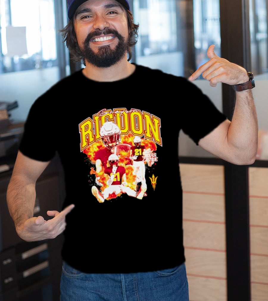 Grayson Rigdon 21 Arizona State Texas Tempe Football Player T-Shirt