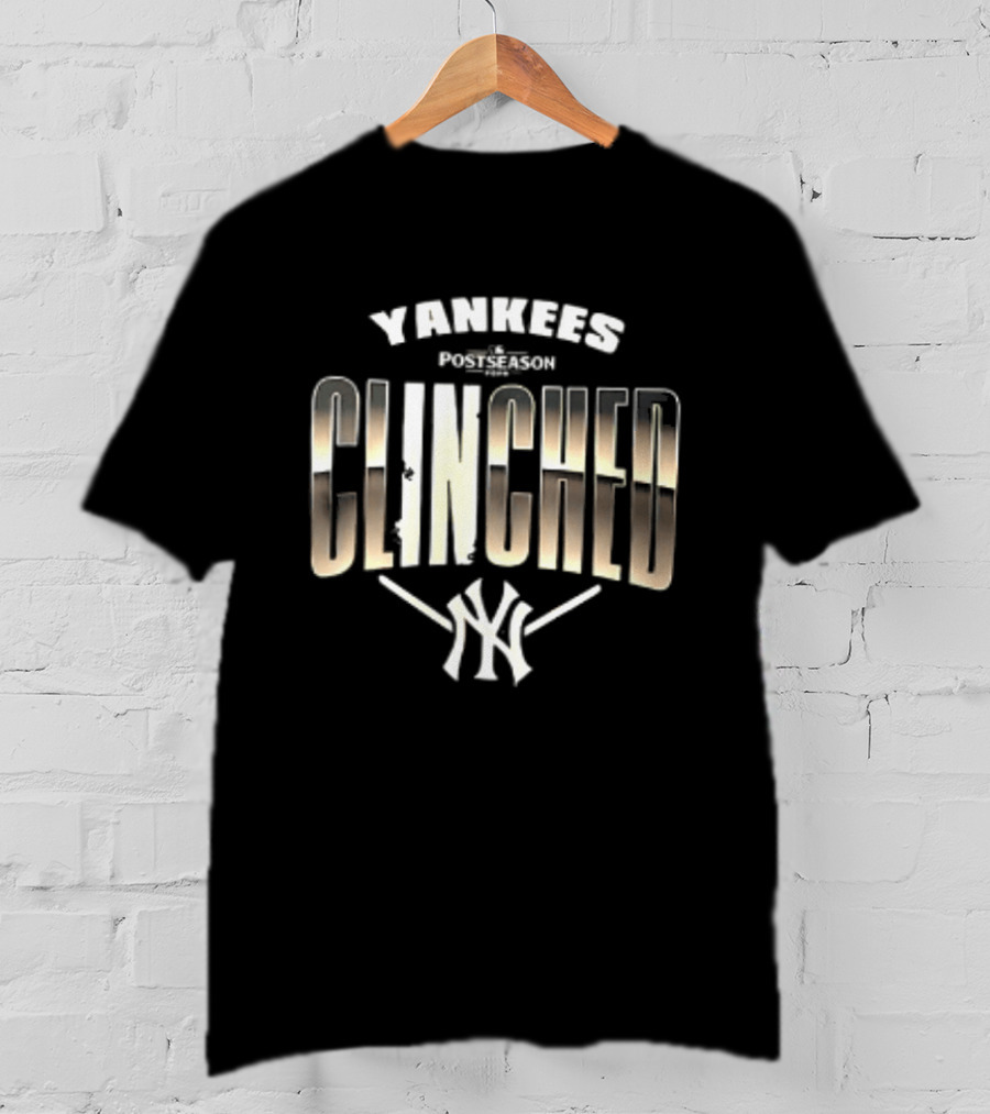 Yankees Clinched October 2026 Postseason Baseball T-Shirt
